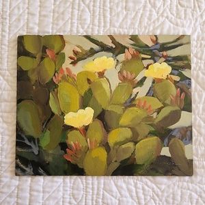 Small Prickly Pear Oil Painting 8"x10"